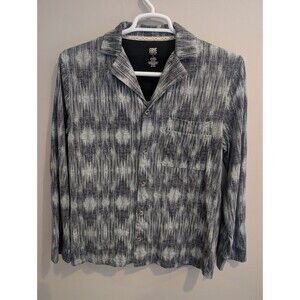 Frye Loungewear Shirt Men Large Gray Heathered Collar Premium Pajama Top NWOT
